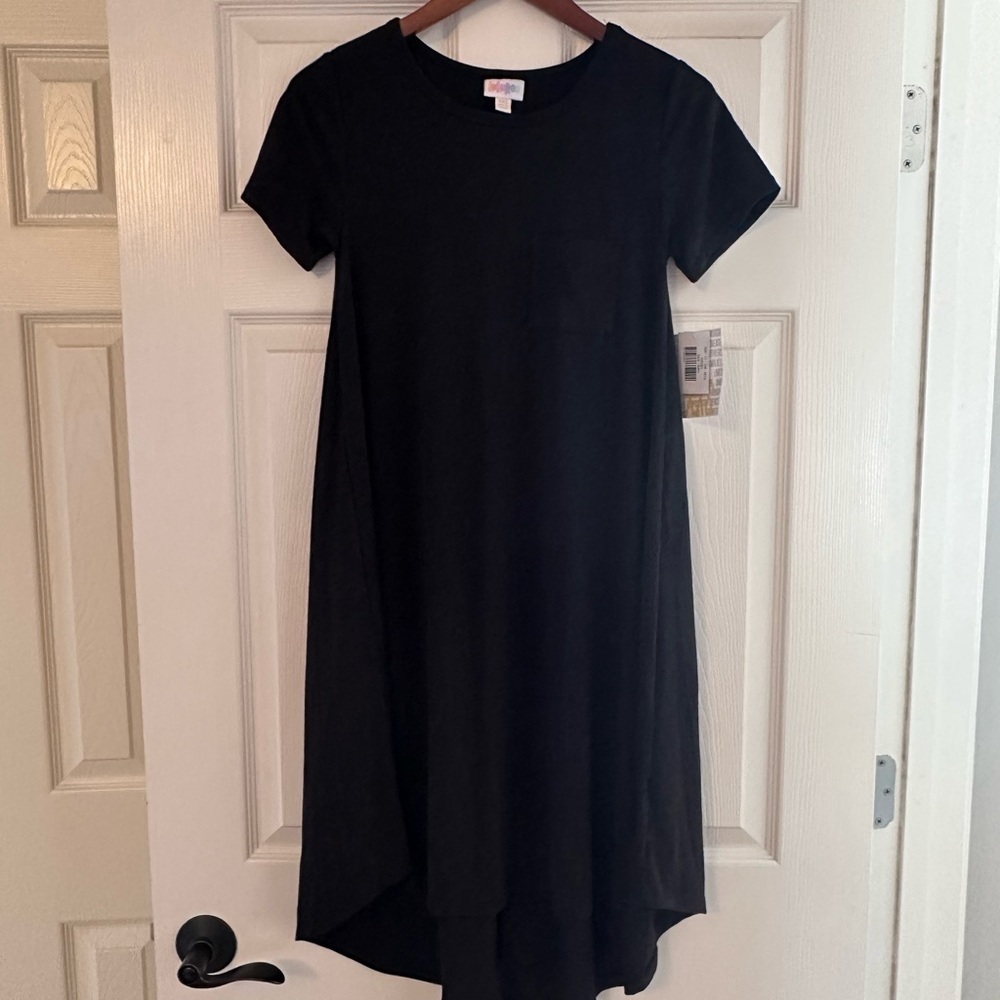 NWT Lularoe Carly black dress XXS
